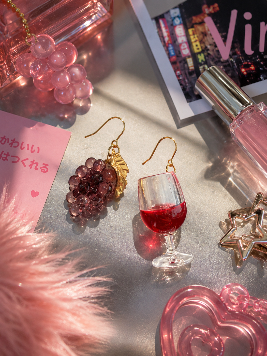 Mismatched trend-forward statement earrings- Made in Japan
