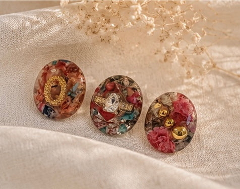 3 piece mix and match set earrings- Trend- Forward earrings- Made in Japan