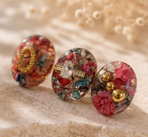 3 piece mix and match set earrings- Trend- Forward earrings- Made in Japan