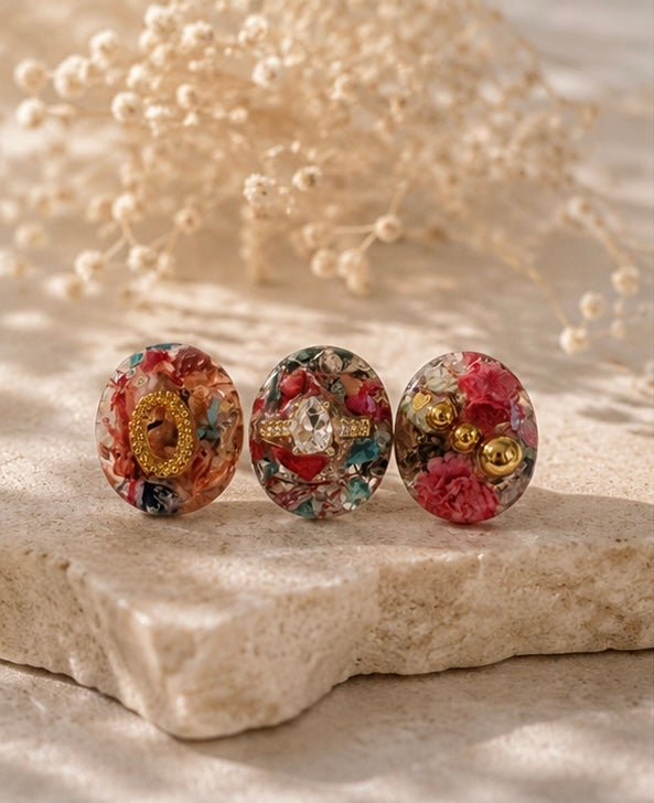 3 piece mix and match set earrings- Trend- Forward earrings- Made in Japan